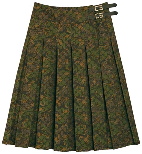 gucci gg brown kilt